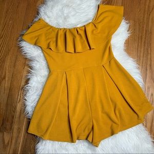 Yellow Mustard Romper